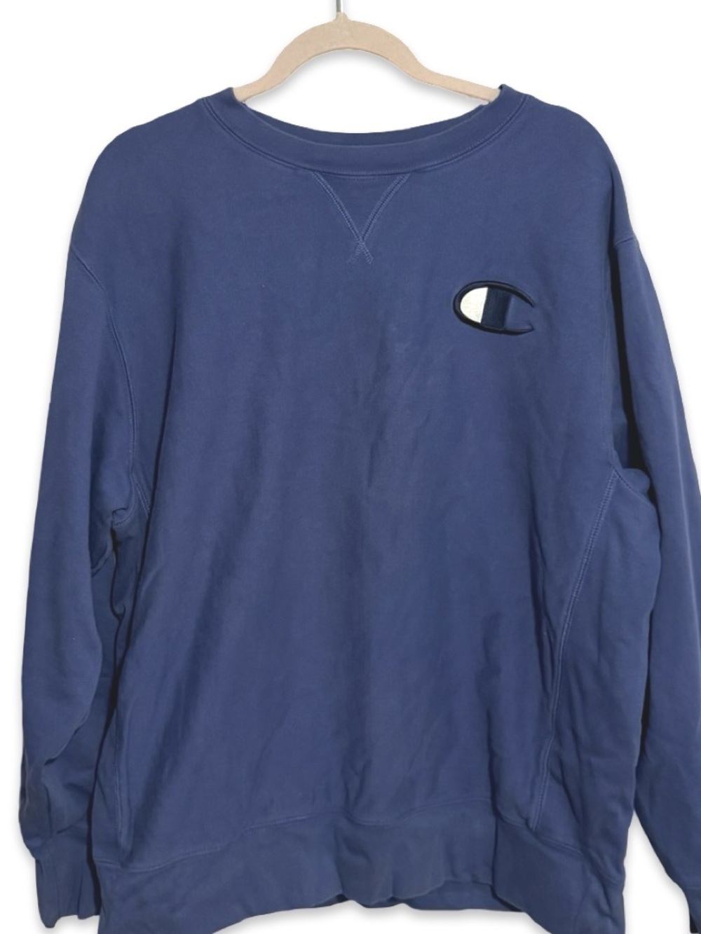 Champion Authentic Athletic Wear Men’s Blue Crewneck Sweatshirt Size XL